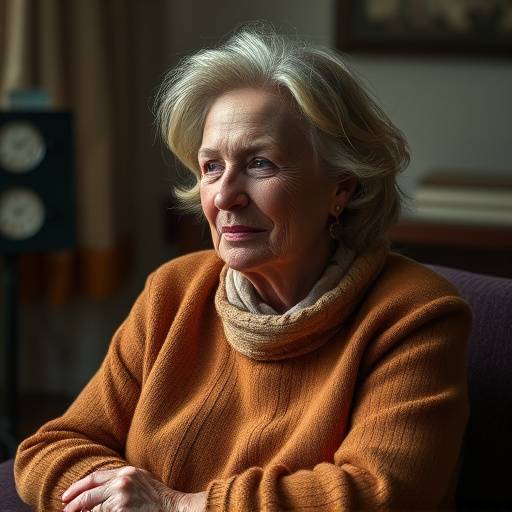 Portrætfoto af forfatter Helle Helle under et interview med Studio Stemme
